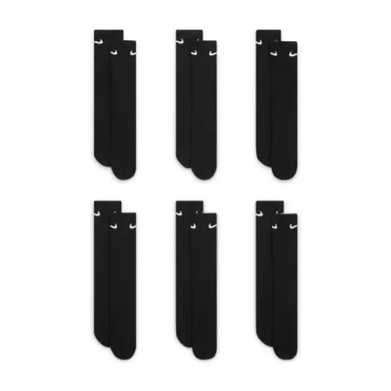 Nike Everyday Cushioned Unisex Adult 6 Pair Crew Socks