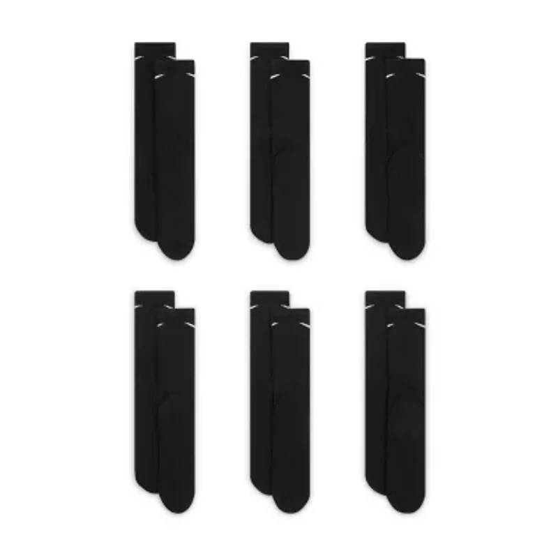 Nike Everyday Cushioned Unisex Adult 6 Pair Crew Socks