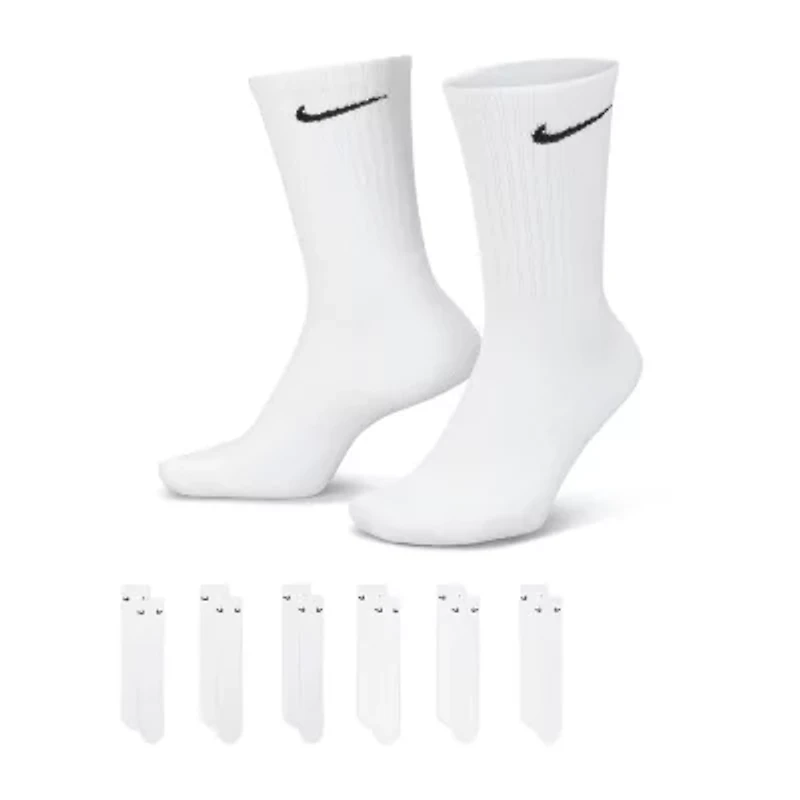 Nike Everyday Cushioned Unisex Adult 6 Pair Crew Socks