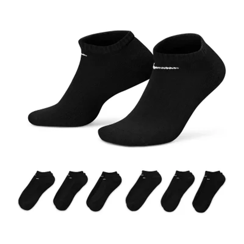Nike Everyday Cushioned 6 Pair No Show Socks Unisex Adult