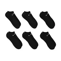 Nike Everyday Cushioned 6 Pair No Show Socks Unisex Adult