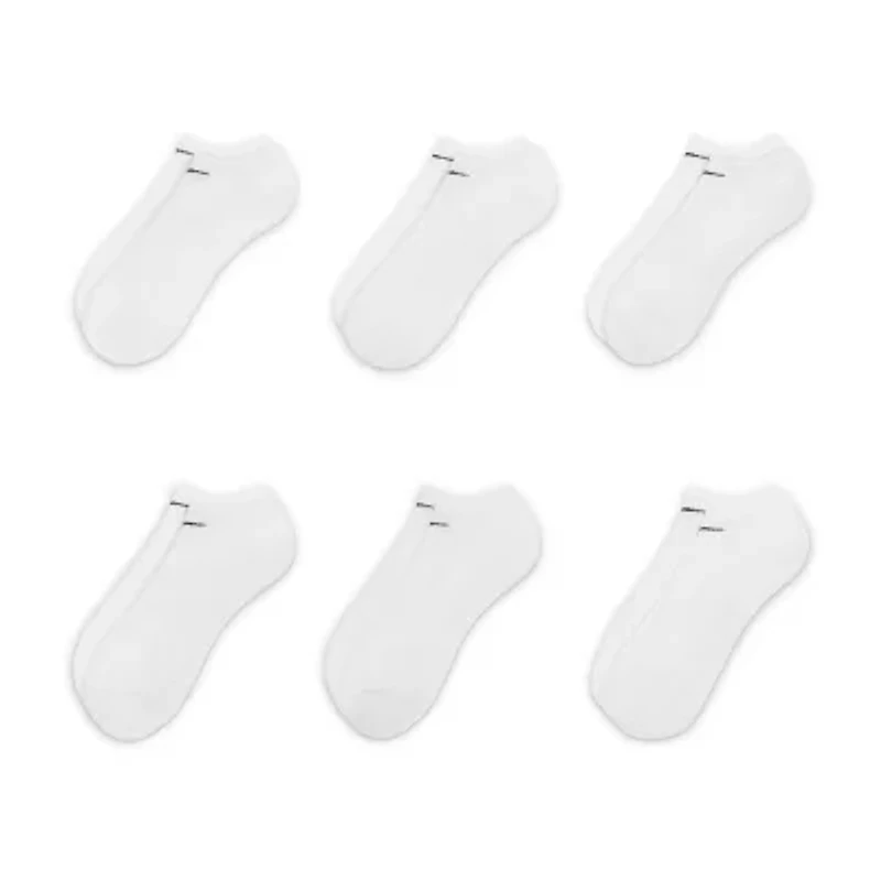 Nike Everyday Cushioned Unisex Adult Multi-Pack 6 Pair No Show Socks