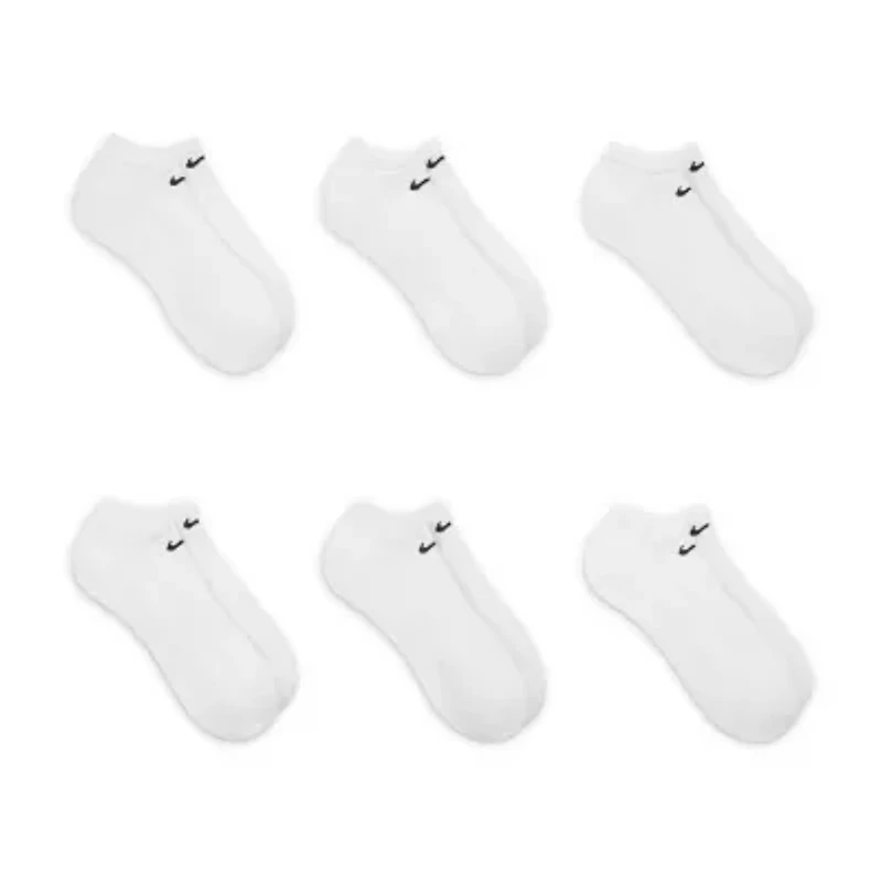 Nike Everyday Cushioned Unisex Adult Multi-Pack 6 Pair No Show Socks