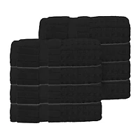 Home Weavers Inc Willow Collection 100% Cotton Zero Twist -pc. Hand Towel