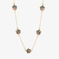 Bijoux Bar Womens 16 Inch Link Chain Necklace