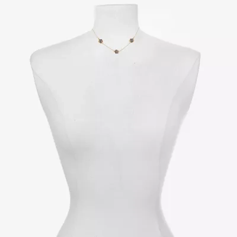 Bijoux Bar Womens 16 Inch Link Chain Necklace