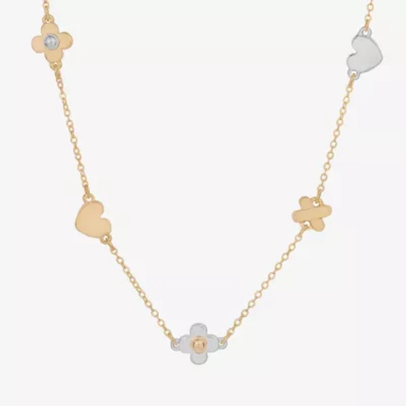 Bijoux Bar Womens 16 Inch Link Chain Necklace
