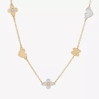 Bijoux Bar Womens 16 Inch Link Chain Necklace