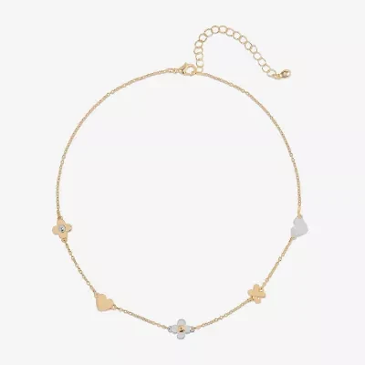 Bijoux Bar Womens 16 Inch Link Chain Necklace