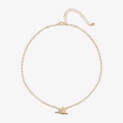 Bijoux Bar Womens Heart 16 Inch Pendant Necklace