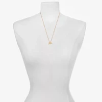 Bijoux Bar Womens Heart 16 Inch Pendant Necklace