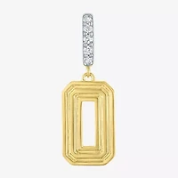 Charmed by Diamond Addiction (G-H / Si2-I1) Womens Accent Lab Grown White 14K Gold Over Silver Pendant