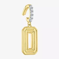 Charmed by Diamond Addiction (G-H / Si2-I1) Womens Accent Lab Grown White 14K Gold Over Silver Pendant