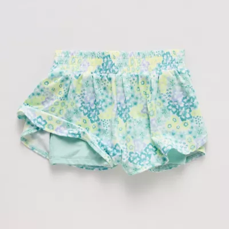 Okie Dokie Active Little Girls Pull-On Short