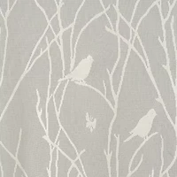 Sweet Home Collection Songbird Rod Pocket Scallop Valance
