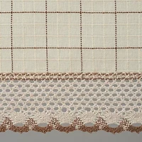 Sweet Home Collection Adirondack Rod Pocket Swag Valance