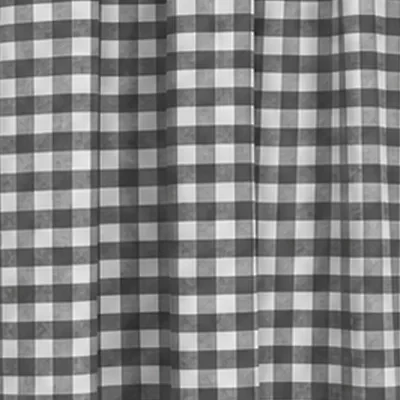 Sweet Home Collection Buffalo Rod Pocket Light-Filtering Curtain Panel