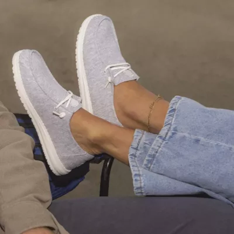 HEYDUDE Wendy Womens Moc Closed Toe Slip-On Shoe