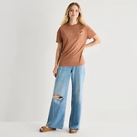 Gilmore Girls Coffee Boyfriend Tee Womens Juniors Crew Neck Short Sleeve Loose Fit Graphic T-Shirt
