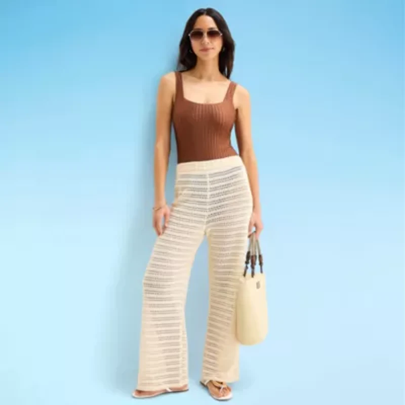 Mynah Womens Striped Swim Pants