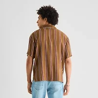 Arizona Mens Short Sleeve Regular Fit Button-Down Shirt