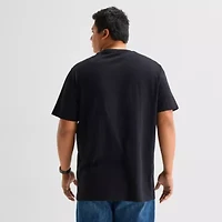 St. John's Bay Super Soft Mens V Neck Short Sleeve Quick Dry Big and Tall T-Shirt