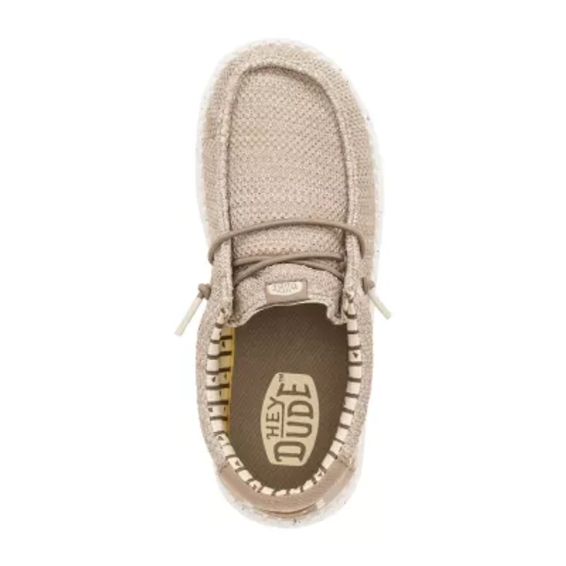 HEYDUDE Wally Stretch Sox Youth Boys Slip-On Shoe