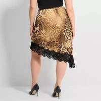 Ashley Graham Womens Plus Pencil Skirt