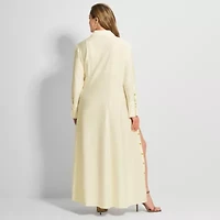Ashley Graham Womens Plus Maxi Dress