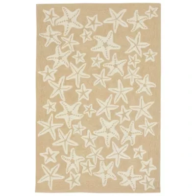 Liora Manne Capri Starfish Animal Hand Tufted Indoor Outdoor Rectangular Accent Rug