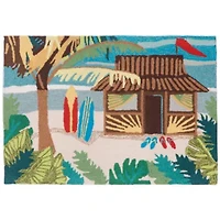 Liora Manne Frontporch Tiki Hut Hand Tufted Indoor Outdoor Rectangular Accent Rug