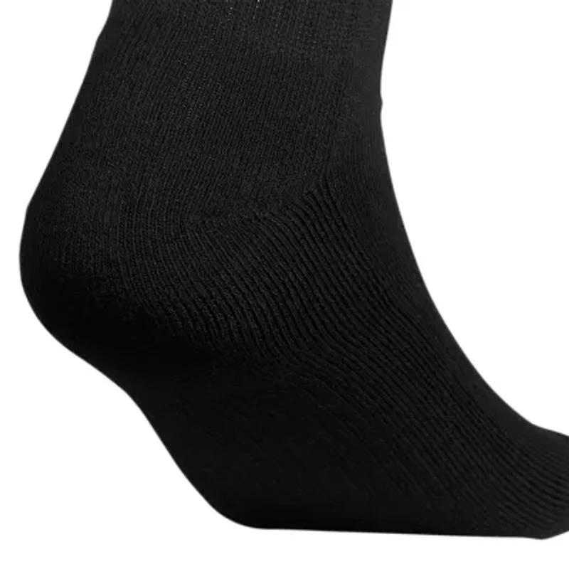 adidas Cushioned Mens 6 Pair Big and Tall Crew Socks