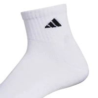 adidas Mens Multi-Pack 6 Pair Big and Tall Quarter Ankle Socks