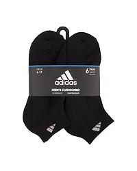 adidas Mens 6 Pair Low Cut Socks