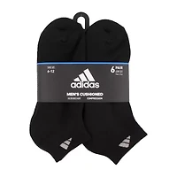 adidas Mens 6 Pair Low Cut Socks