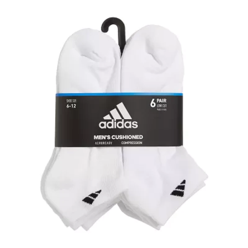 adidas Mens 6 Pair Low Cut Socks