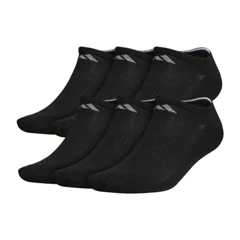 adidas Mens 6 Pair No Show Socks