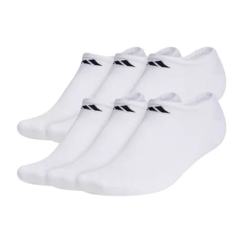 adidas Mens 6 Pair No Show Socks