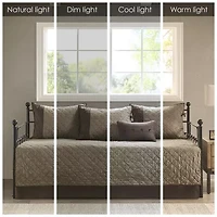 Madison Park Daybed Westbrook 6-pc. Reversible Faux Suede Coverlet Set