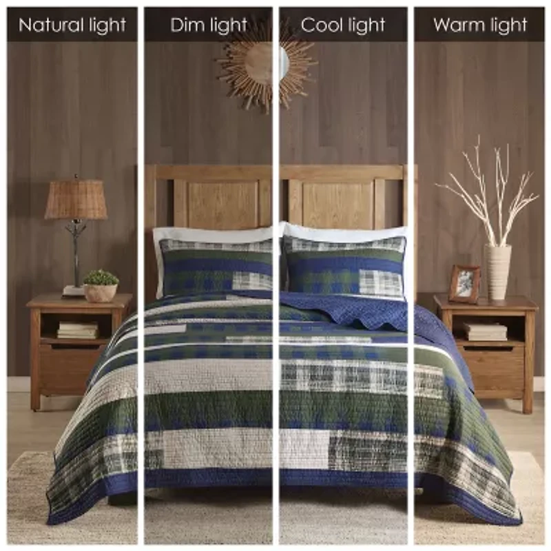 Woolrich Spruce Hill Oversized Cotton Quilt Mini Set