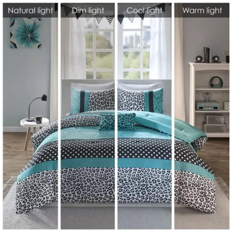 Intelligent Design Camille Comforter Set with decorative pillow