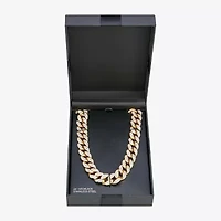 Mens Stainless Steel 24 Inch Curb Chain Necklace