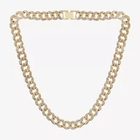 Mens Stainless Steel 24 Inch Curb Chain Necklace
