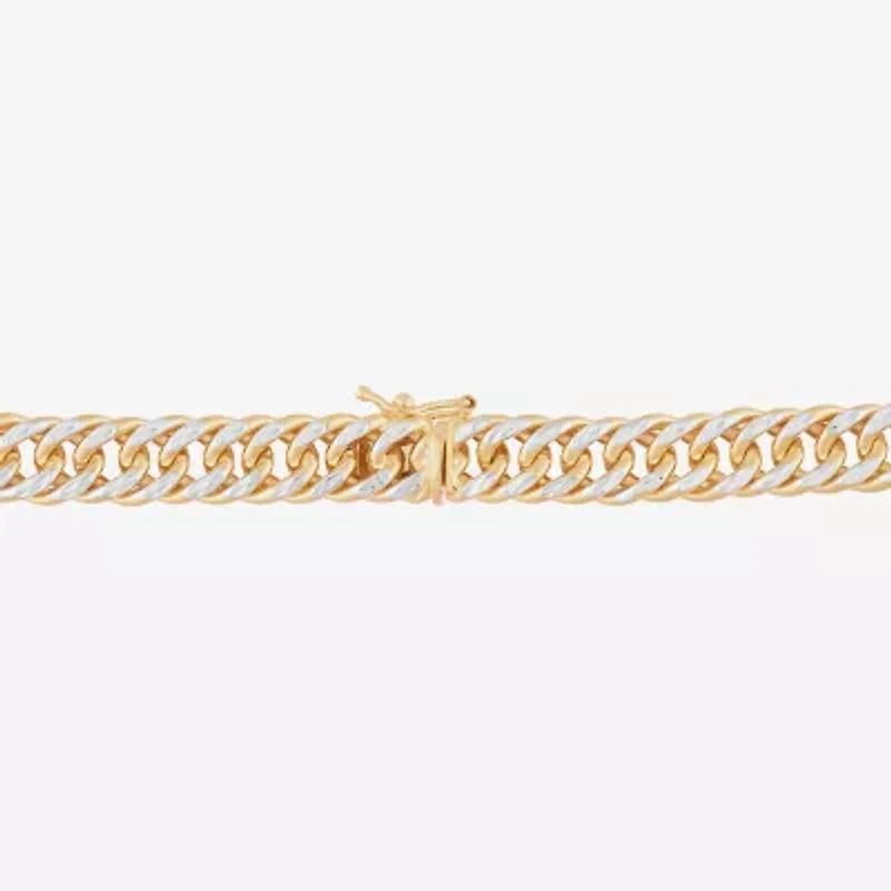 Mens 14K Gold 24 Inch Curb Chain Necklace