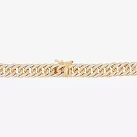 Mens 14K Gold 24 Inch Curb Chain Necklace
