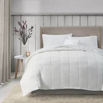 Madison Park Campbell Reversible HeiQ Smart Temperature Down Alternative Blanket