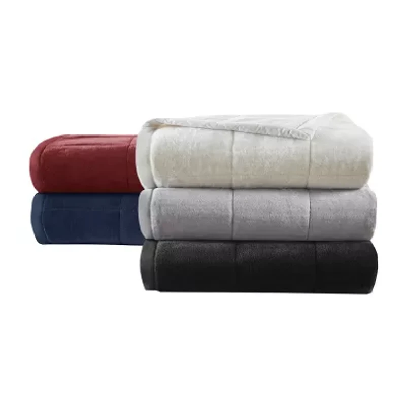 Madison Park Campbell Reversible HeiQ Smart Temperature Down Alternative Blanket