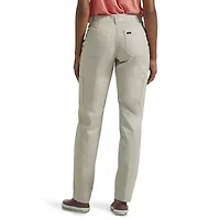Lee Ultra Lux Womens Stretch Fabric Straight Mid Rise Cargo Pant