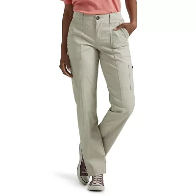 Lee Ultra Lux Womens Stretch Fabric Straight Mid Rise Cargo Pant