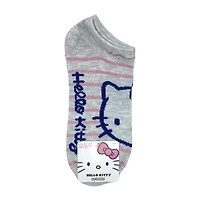 Womens Multi-Pack 5 Pair Hello Kitty Low Cut Socks